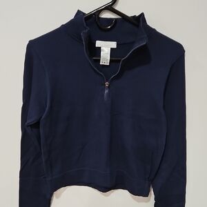 Active USA Navy Long Sleeve Top
